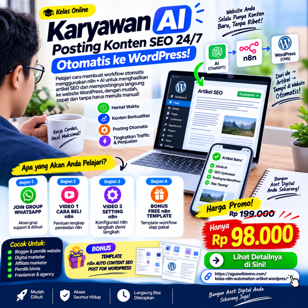 karyawan ai otomatis ke wordpress