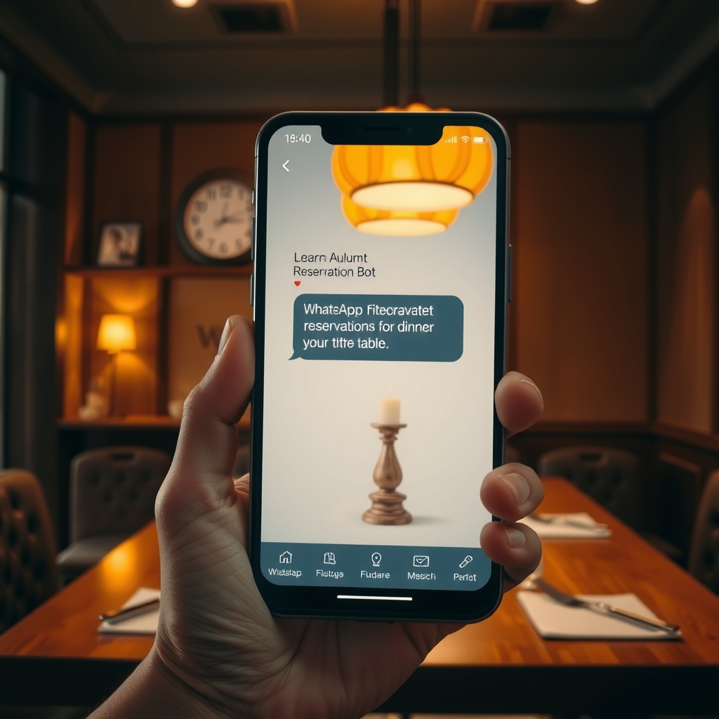 Bot WhatsApp Reservasi Restoran 24 Jam